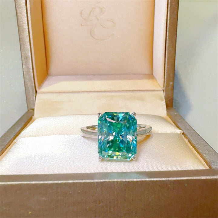 Fashion Sava | Moissanite Ring | Elegant Rectangle Design