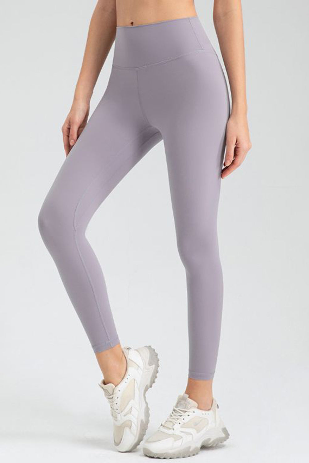 Legging slim fit actif à taille large