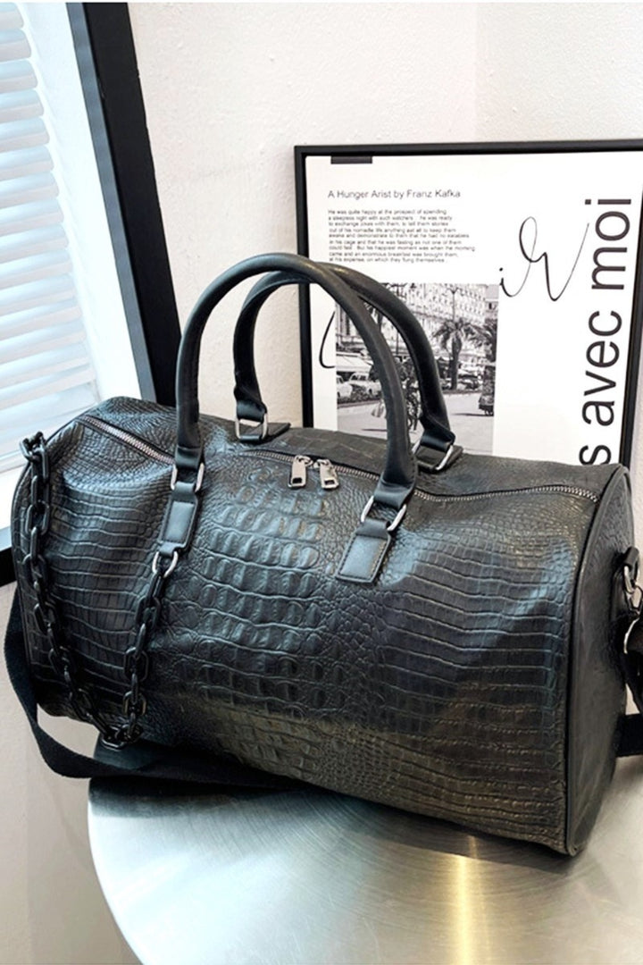 Fashion Sava | Weekender Duffle Bag | PU Leather Travel Essential