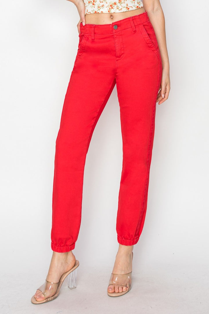 Fashion Sava | High Waisted Jogger Jeans | Full Size Comfort