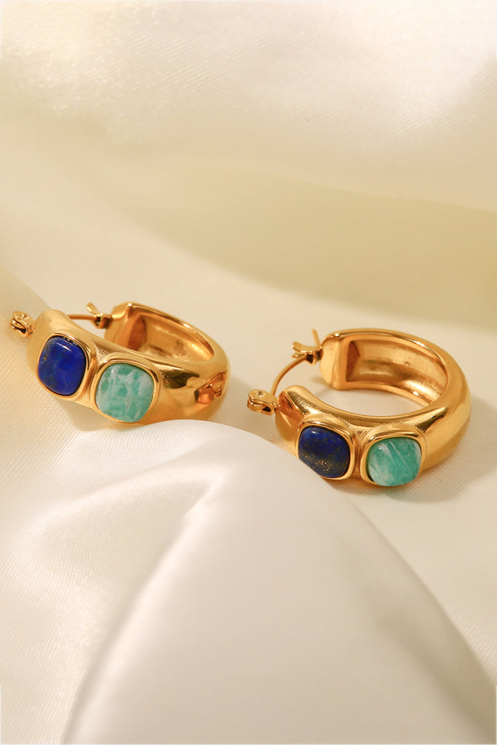 Fashion Sava | Hoop Earrings | 18K Gold-Plated Stainless Steel