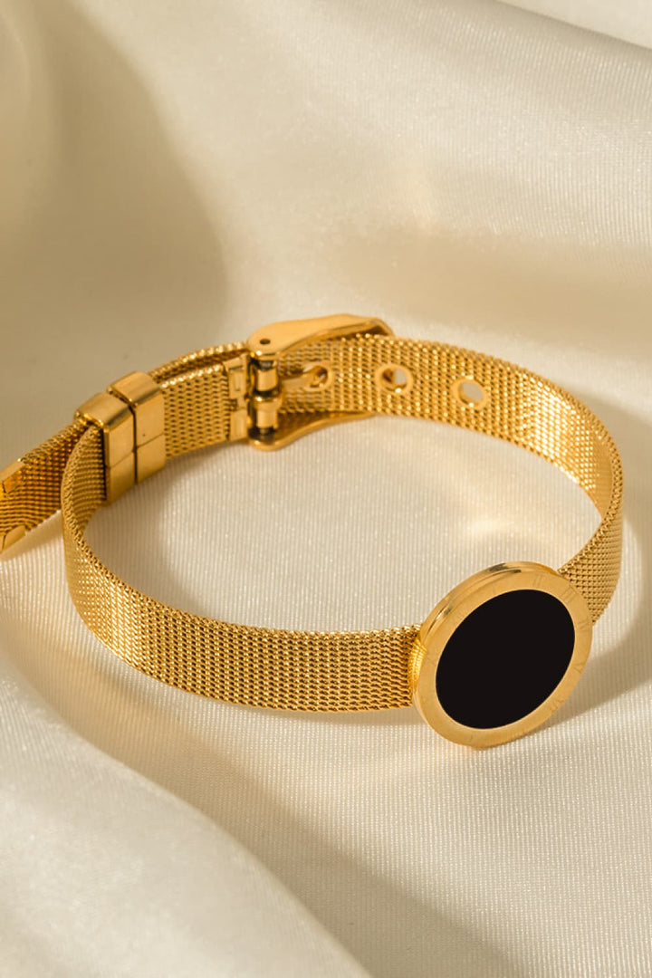 Fashion Sava | Wide Bracelet | 18K Gold-Plated Elegance