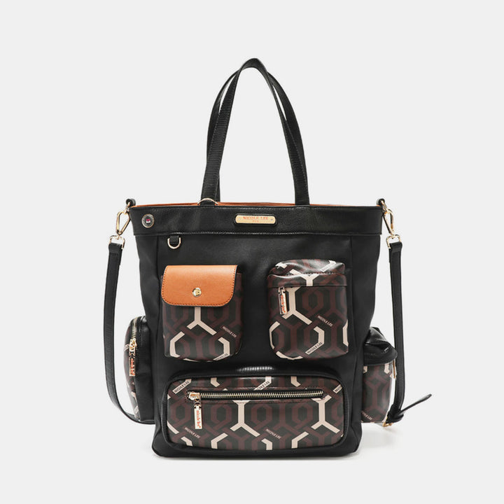 Fashion Sava | Geometric Tote Bag | Stylish Everyday Carry