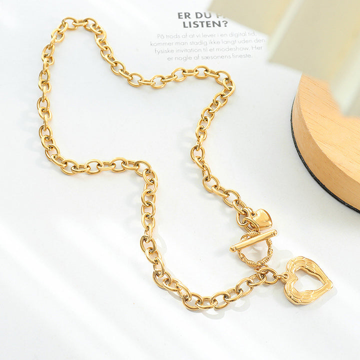 Fashion Sava | Heart Pendant Necklace | Durable Titanium Steel