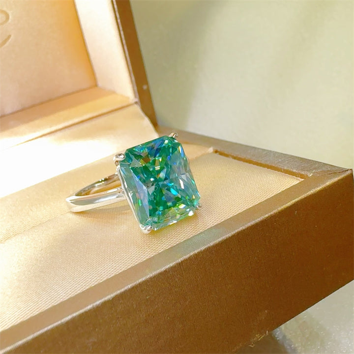 Fashion Sava | Moissanite Ring | Elegant Rectangle Design