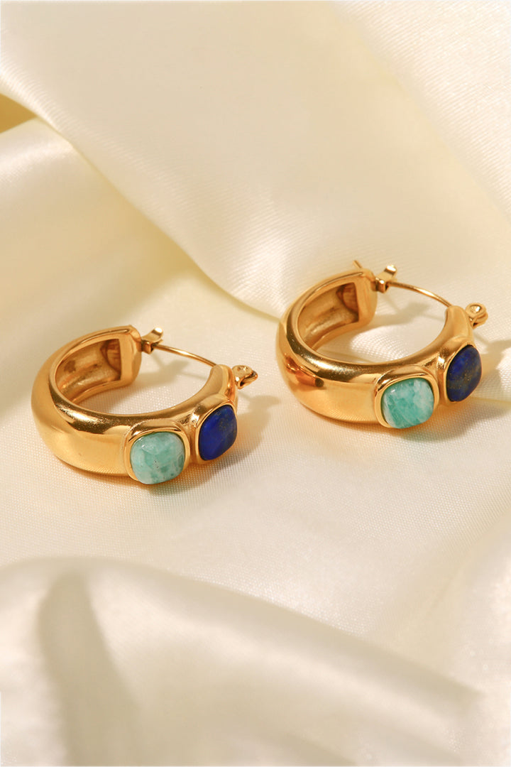 Fashion Sava | Hoop Earrings | 18K Gold-Plated Stainless Steel