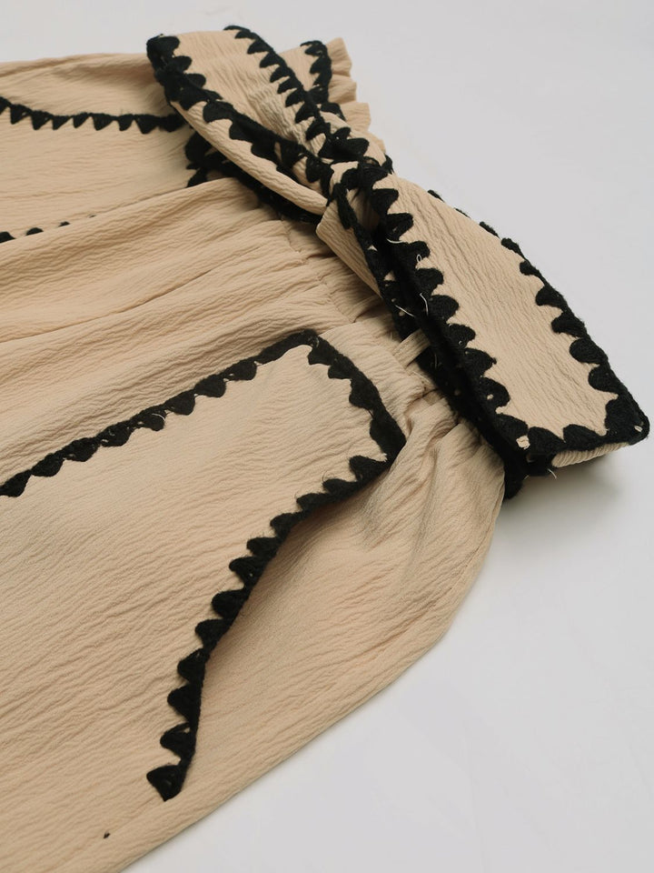 Fashion Sava | Contrast Trim Shorts | Perfect Fit Style