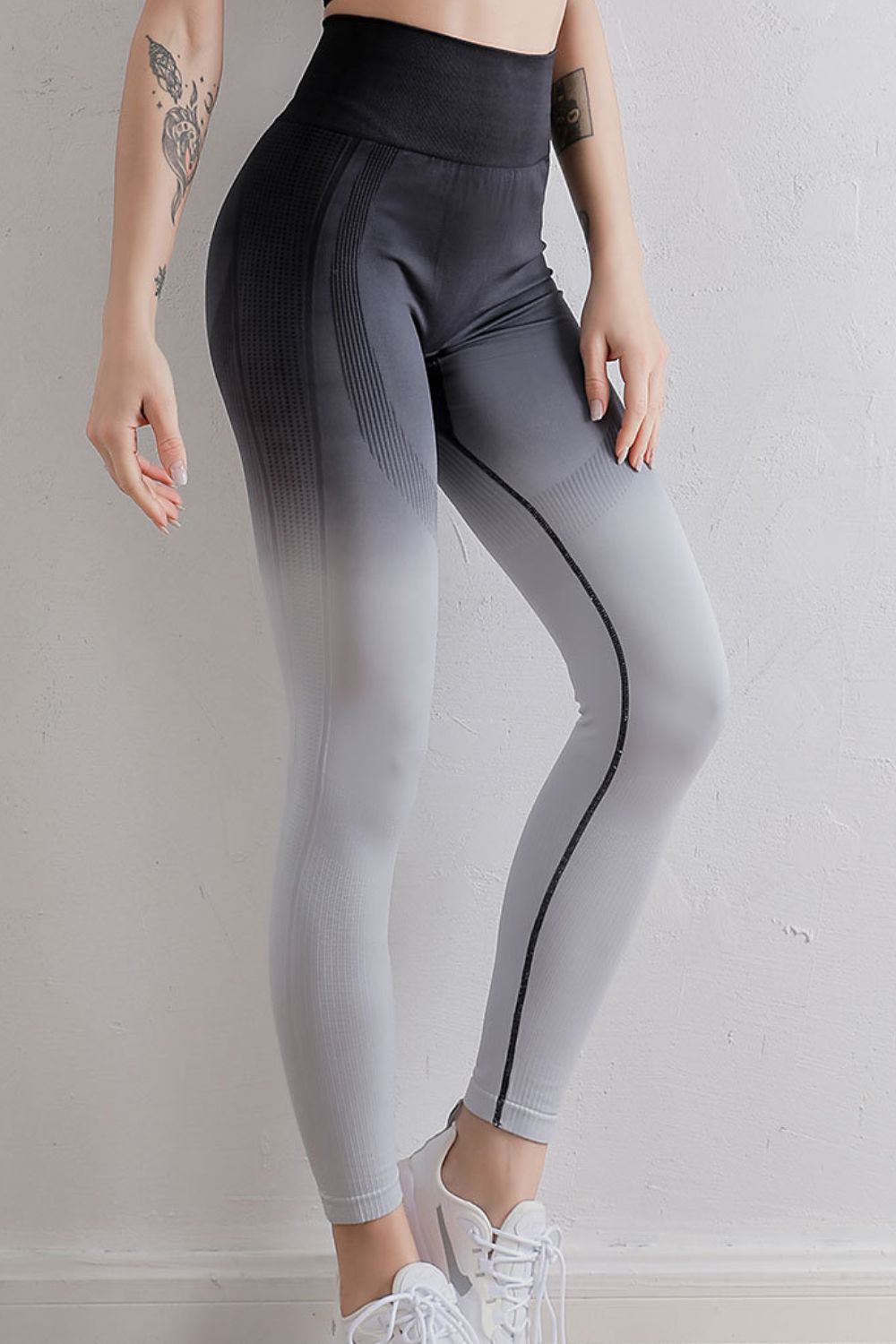 Leggings deportivos de cintura alta con degradado