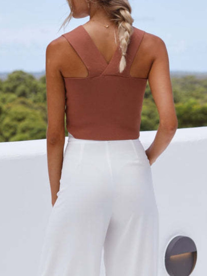 Fashion Sava | Square Neck Tank | Wide Strap Comfort