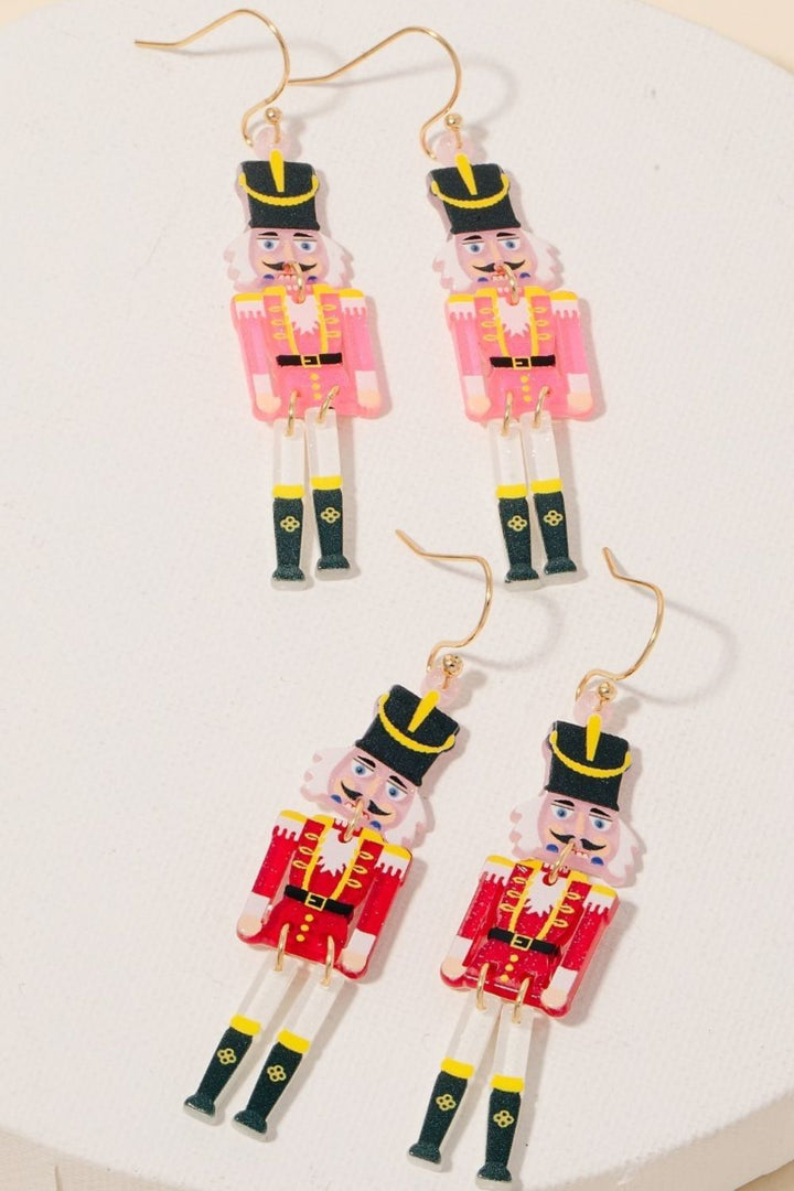 Fashion Sava | Nutcracker Earrings | Festive Statement Jewelry