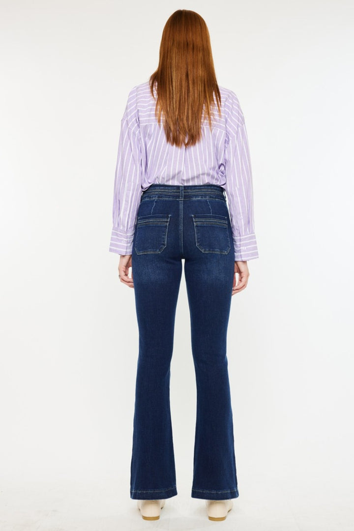 Fashion Sava | Flare Jeans | High Rise Double Waistband