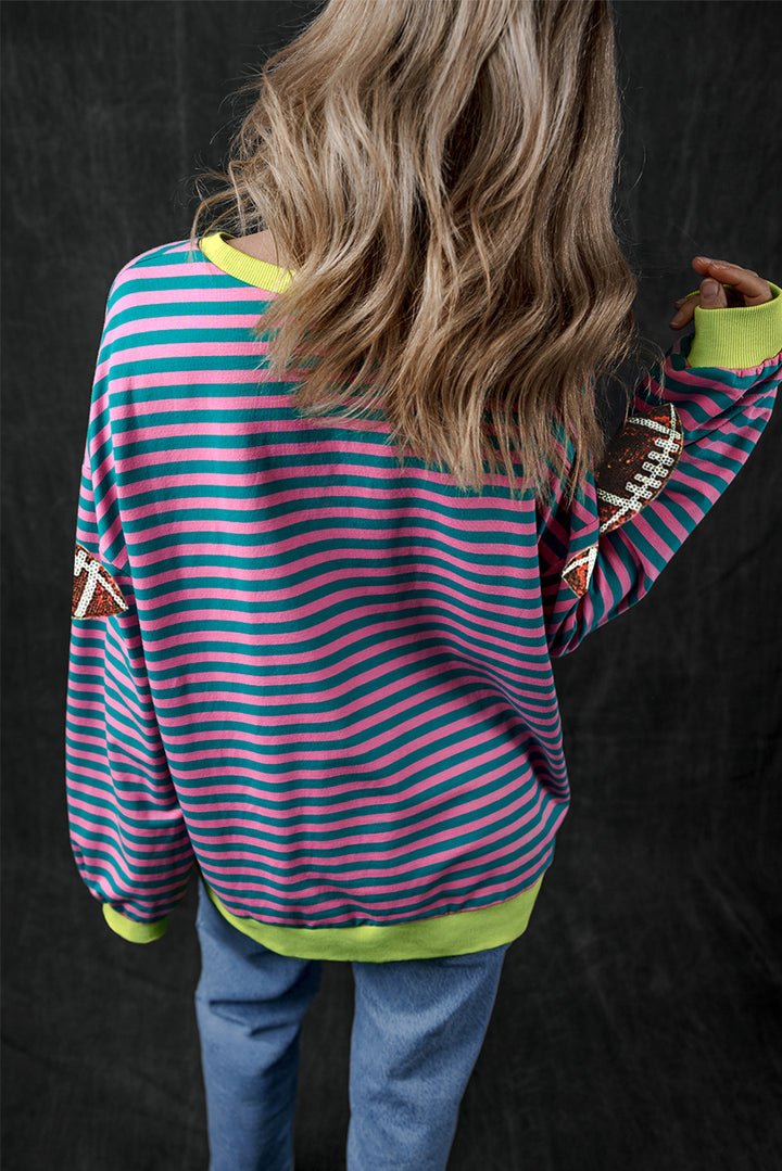 Fashion Sava | Striped Sweatshirt | Cozy Long Sleeve Style