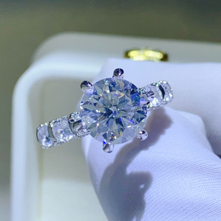 Fashion Sava | Moissanite Ring | 925 Sterling Silver Elegance