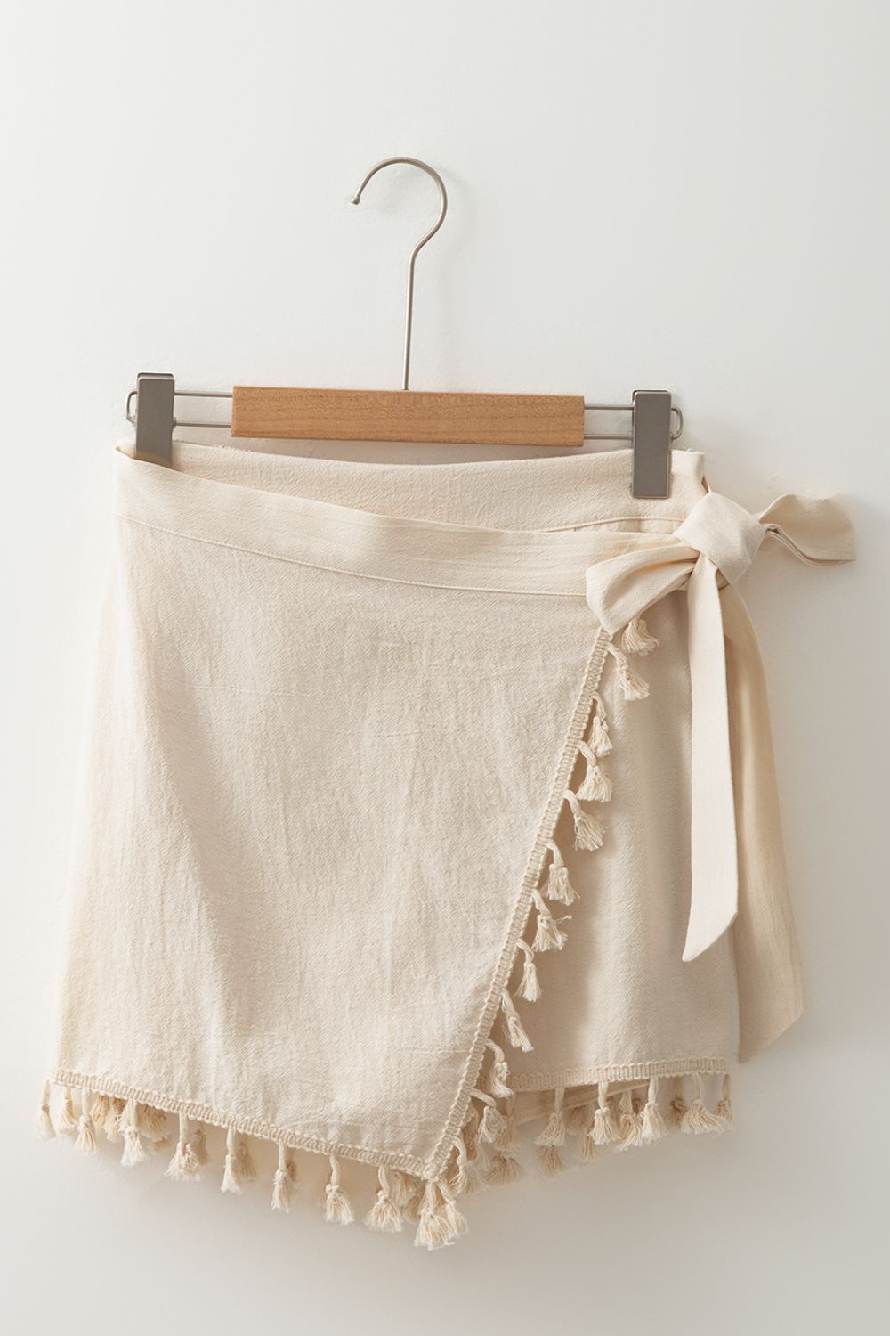Fashion Sava | Mini Skort | Tassel Trim Wrap Knot Design
