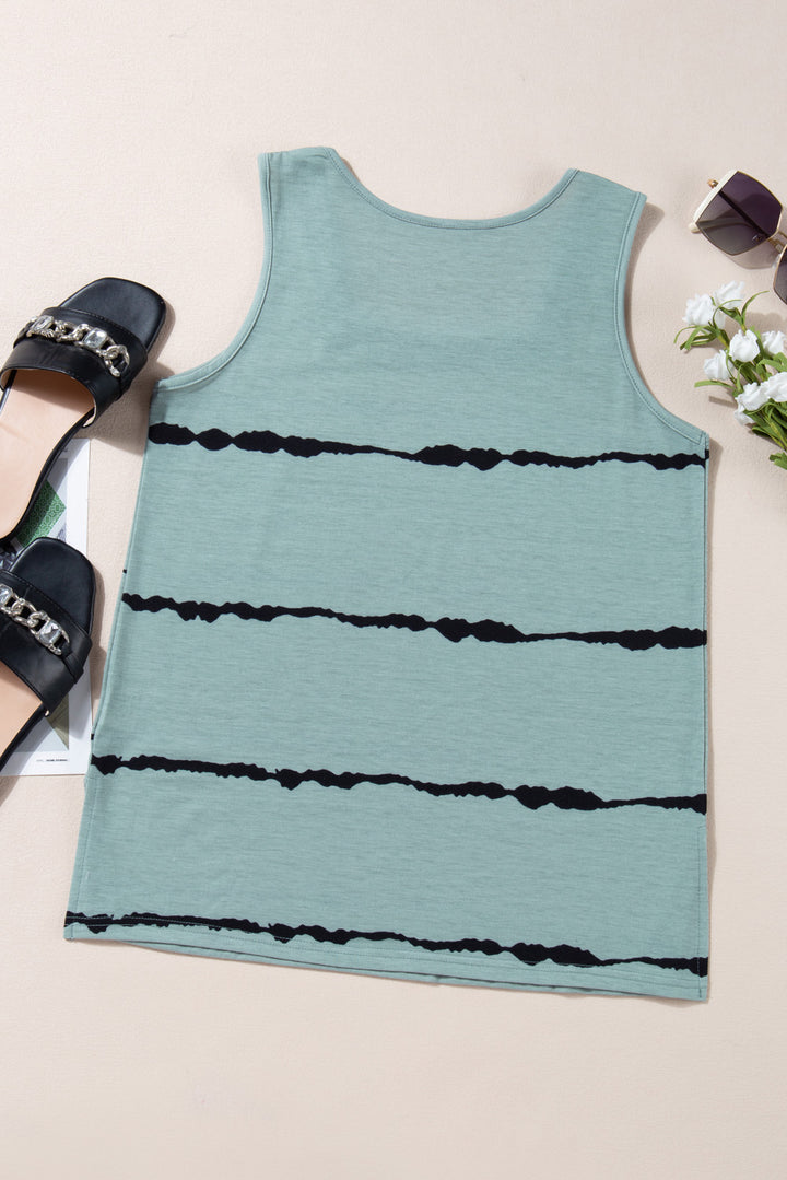 Fashion Sava | Striped Square Neck Tank | Chic Summer Essential