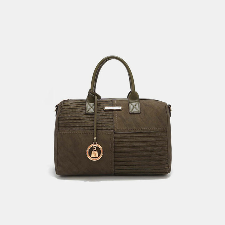 Fashion Sava | Boston Bag | Scallop Stitched Elegance