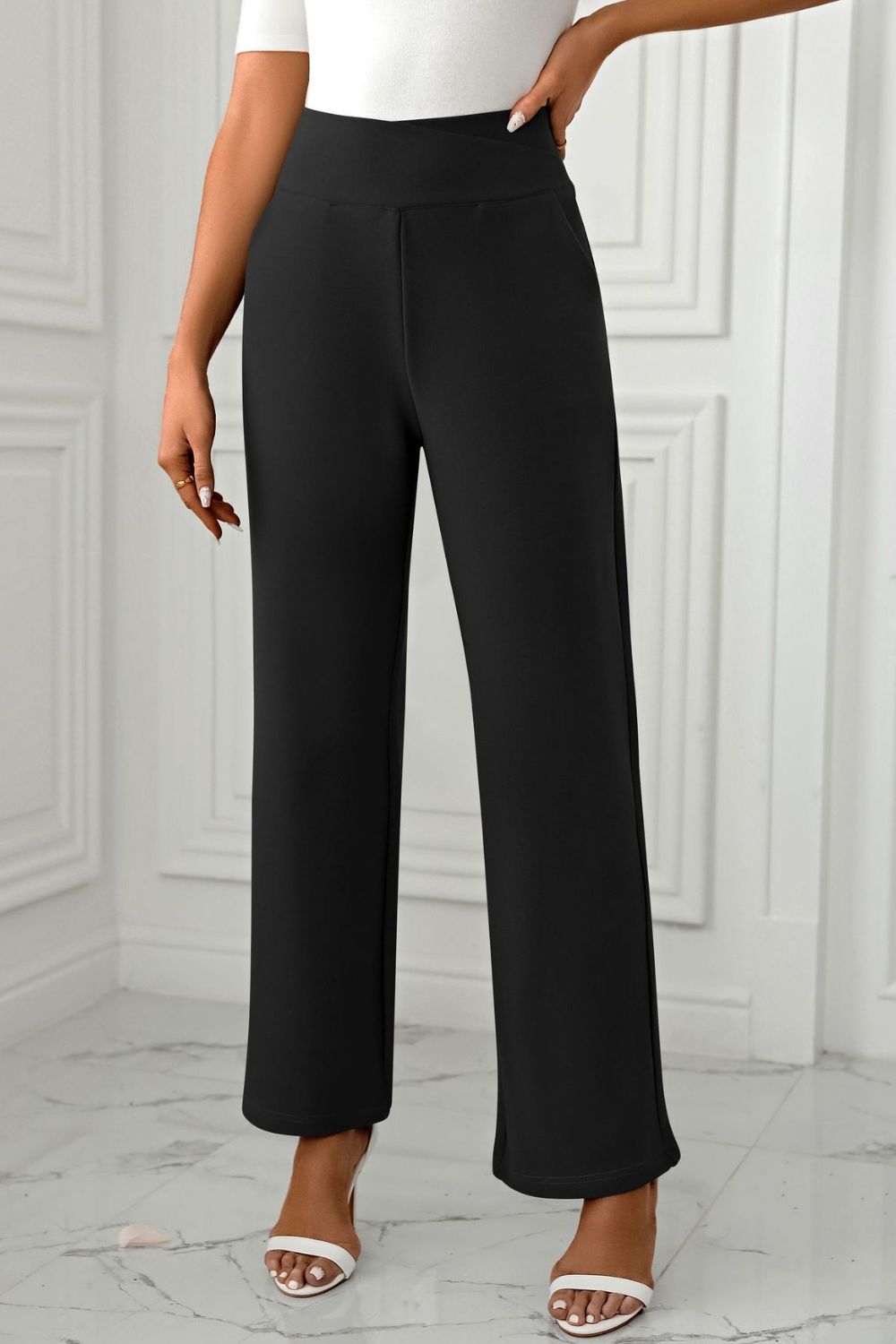 Fashion Sava | High Waist Pants | Convenient Pockets