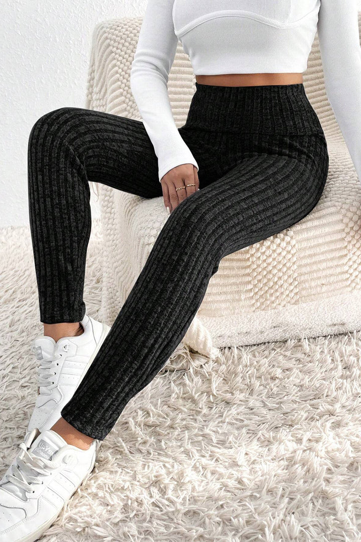Fashion Sava | Ribbed High Waist Leggings | Ultimate Comfort Fit