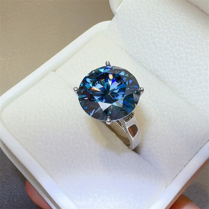 Fashion Sava | Moissanite Ring | 10 Carat Sterling Silver Elegance