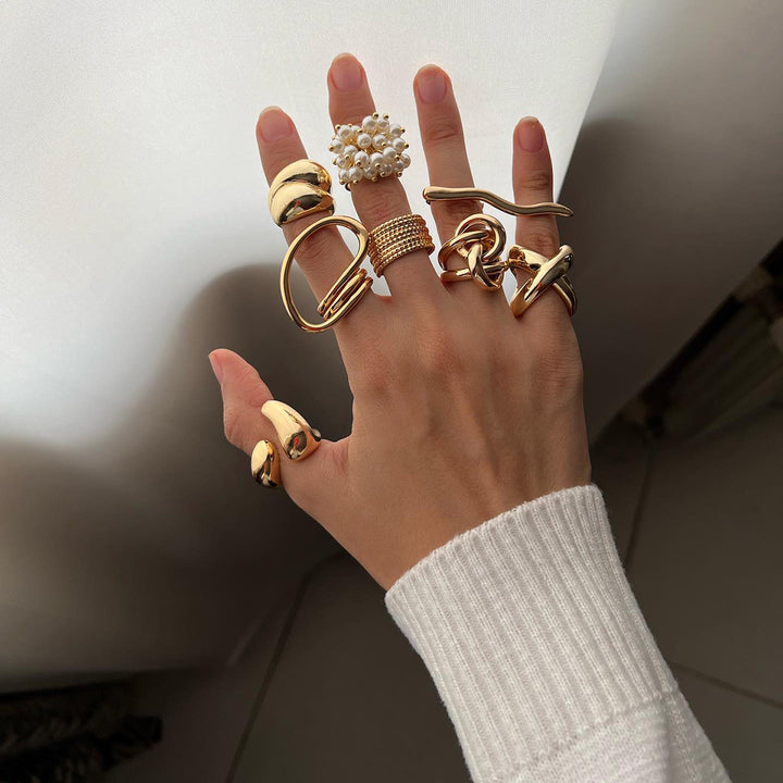 Fashion Sava | Open Ring | 18K Gold-Plated Stainless Steel