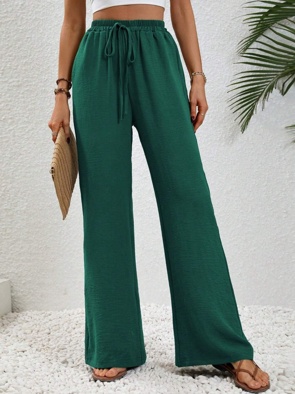 Fashion Sava | Wide Leg Drawstring Pants | Effortless Comfort