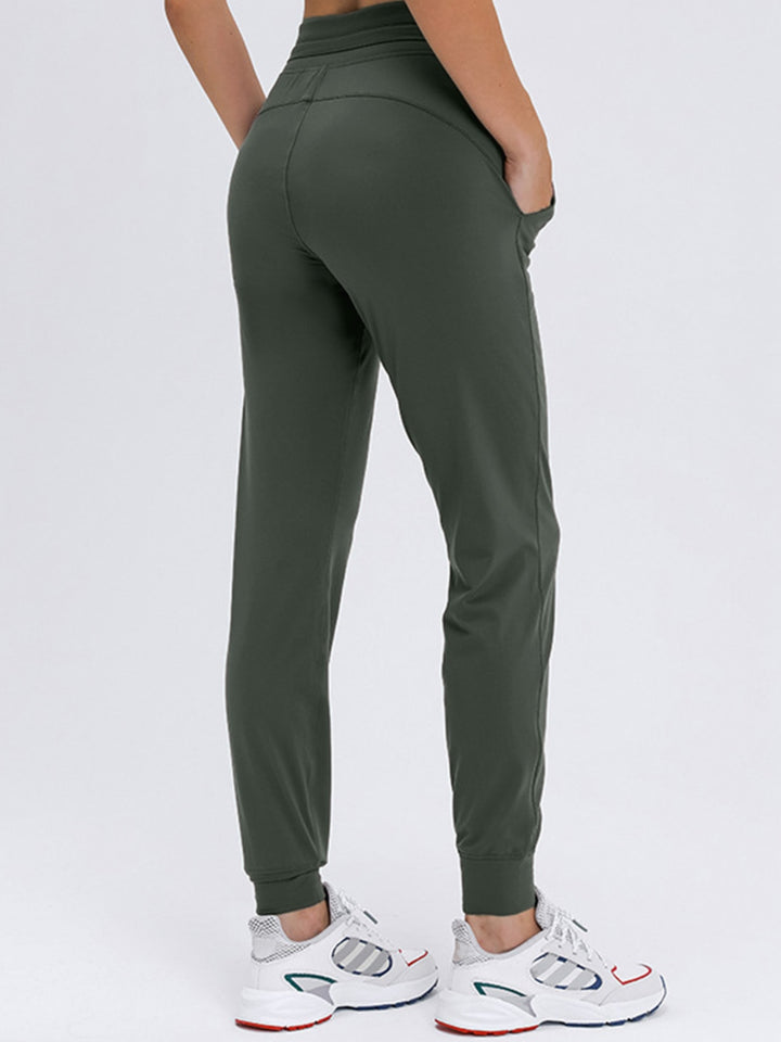 Fashion Sava | Tied Joggers | Double Take with Pockets