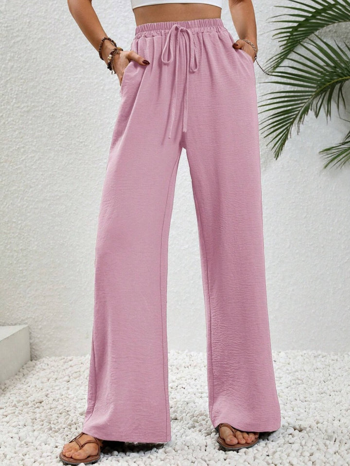 Fashion Sava | Wide Leg Drawstring Pants | Effortless Comfort