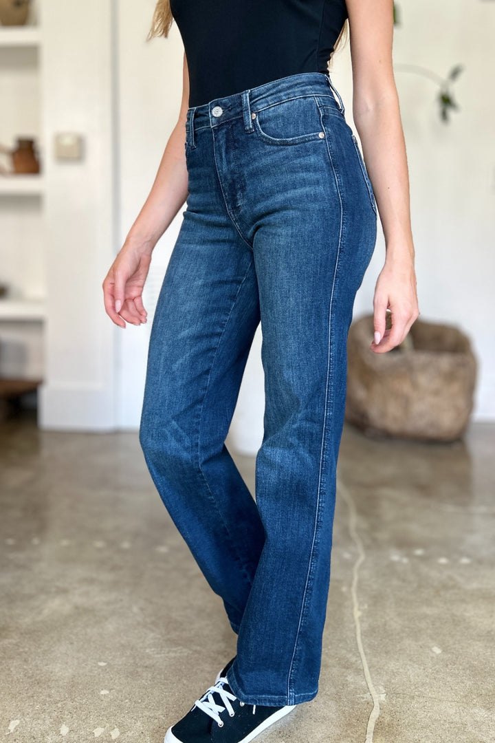 Fashion Sava | Tummy Control Jeans | Full Size Straight Fit