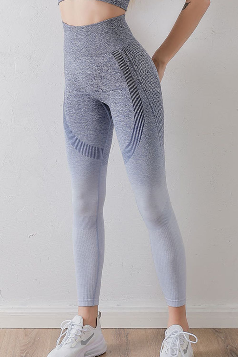 Leggings deportivos de cintura alta con degradado