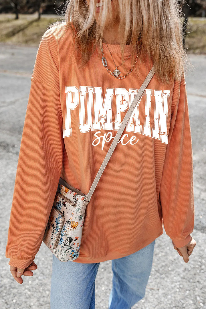 Fashion Sava | Letter Graphic Sweatshirt | Cozy Long Sleeve Style