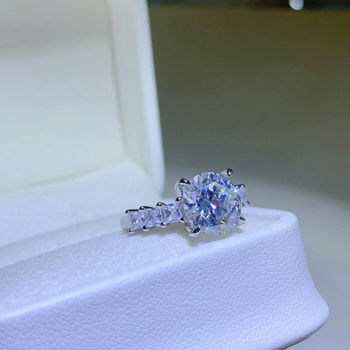Fashion Sava | Moissanite Ring | 925 Sterling Silver Elegance