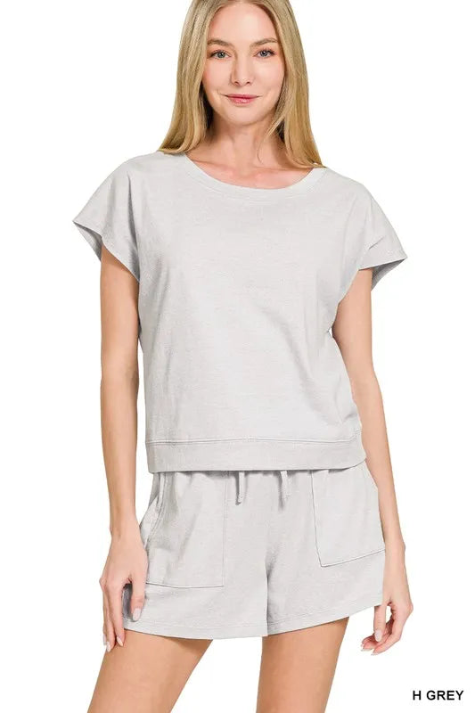 Fashion Sava | Cotton Top & Shorts Set | Premium Comfort