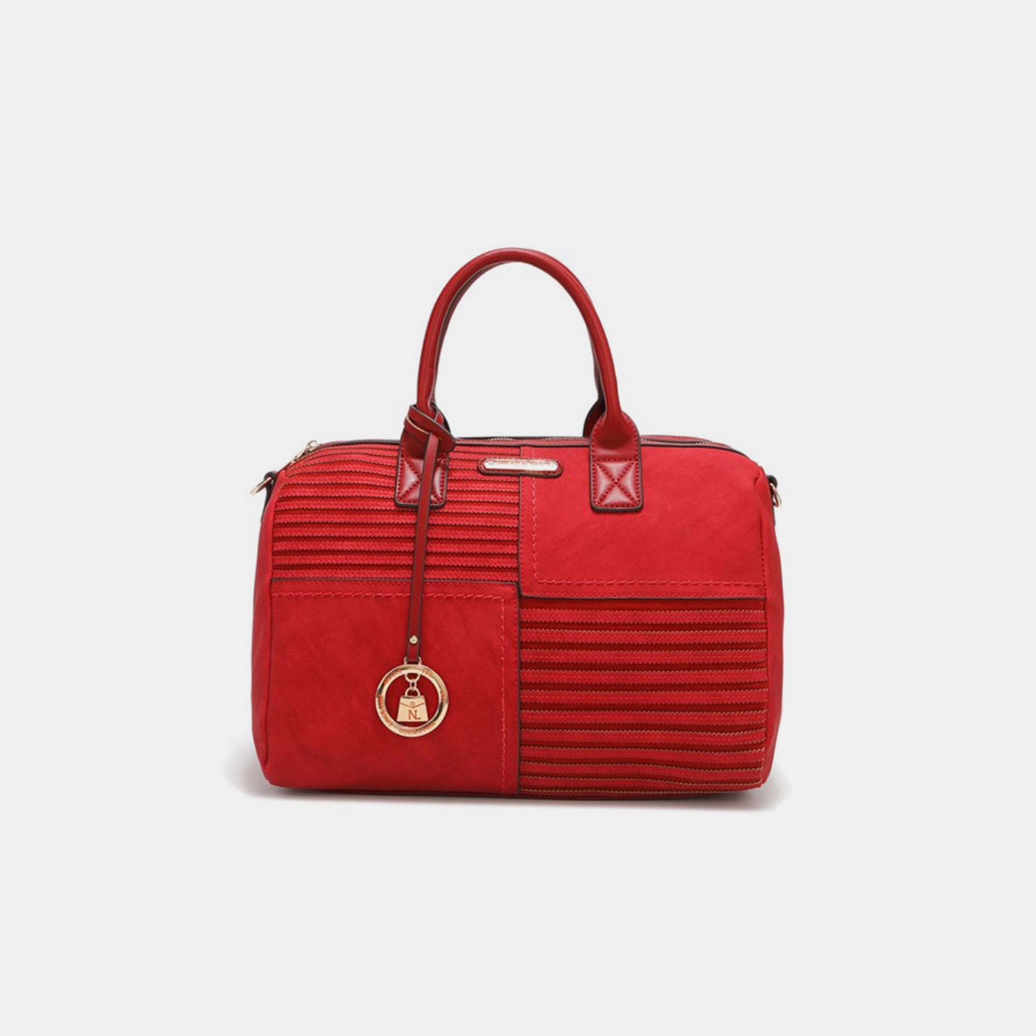 Fashion Sava | Boston Bag | Scallop Stitched Elegance