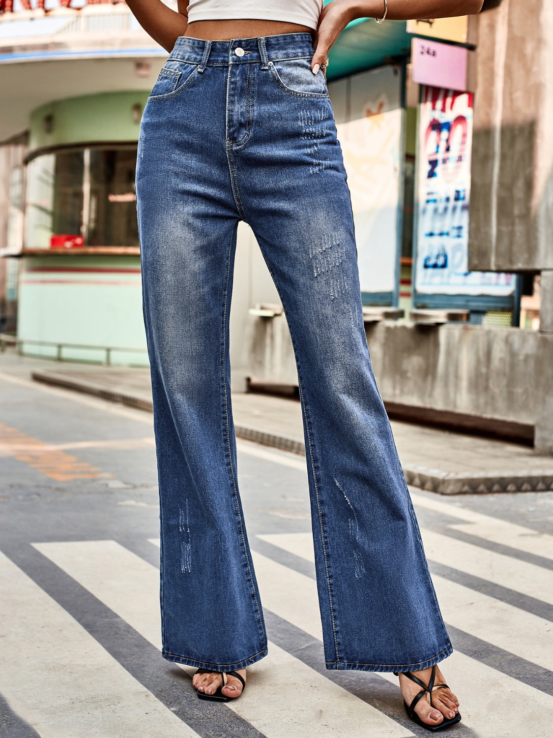 Fashion Sava | Bootcut Jeans | High Rise with Pockets