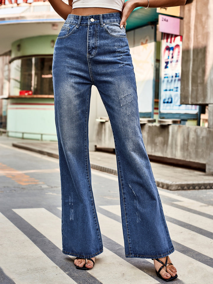 Fashion Sava | Bootcut Jeans | High Rise with Pockets