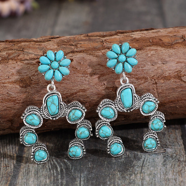 Fashion Sava | Dangle Earrings | Elegant Turquoise Design