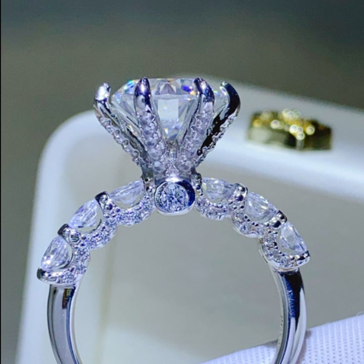 Fashion Sava | Moissanite Ring | 925 Sterling Silver Elegance
