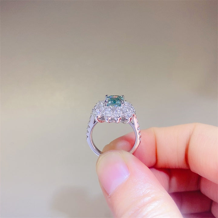 Fashion Sava | Moissanite Ring | Elegant Sterling Silver Design