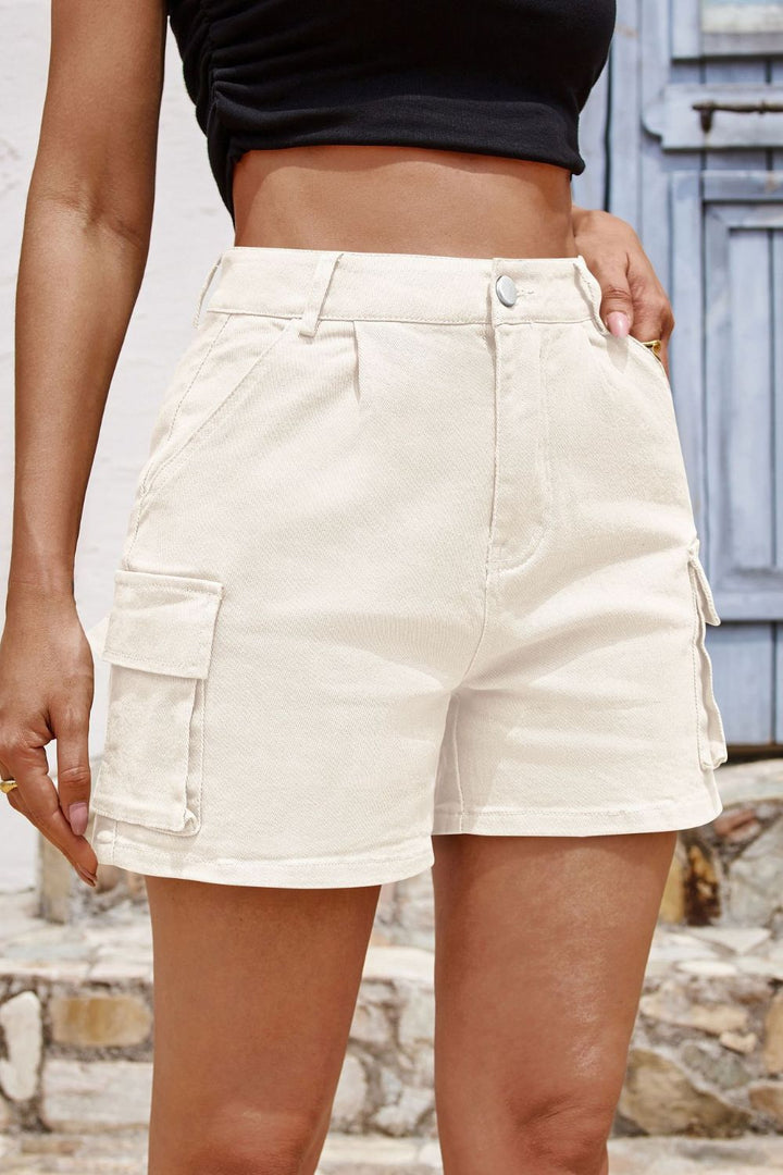Fashion Sava | Pocketed High Waist Shorts | Versatile Summer Style