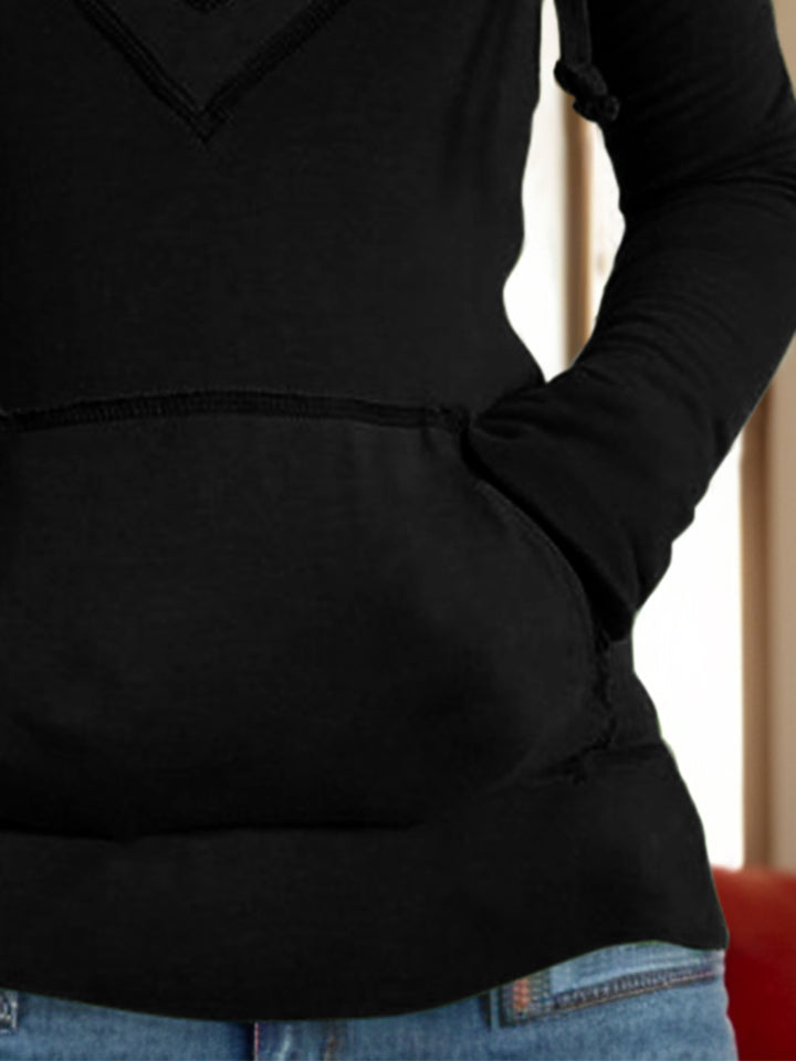 Fashion Sava | Long Sleeve Hoodie | Drawstring Pocketed Design