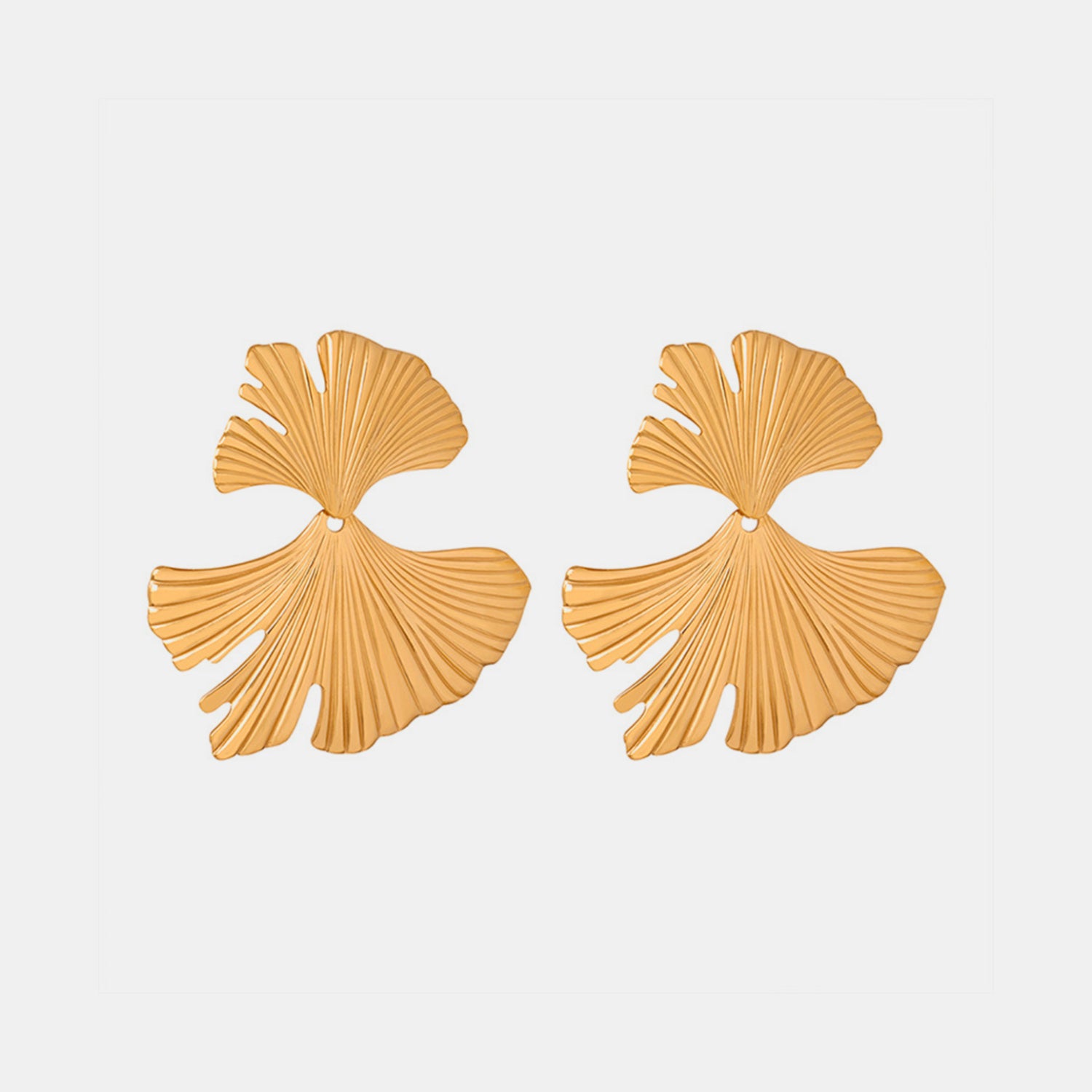 Fashion Sava | Stud Earrings | Ginkgo Biloba Design