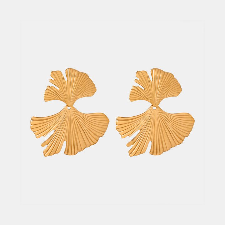 Fashion Sava | Stud Earrings | Ginkgo Biloba Design