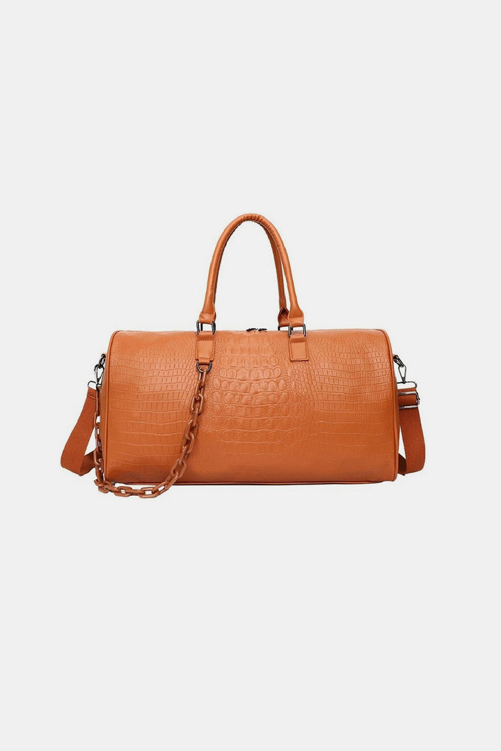 Fashion Sava | Weekender Duffle Bag | PU Leather Travel Essential