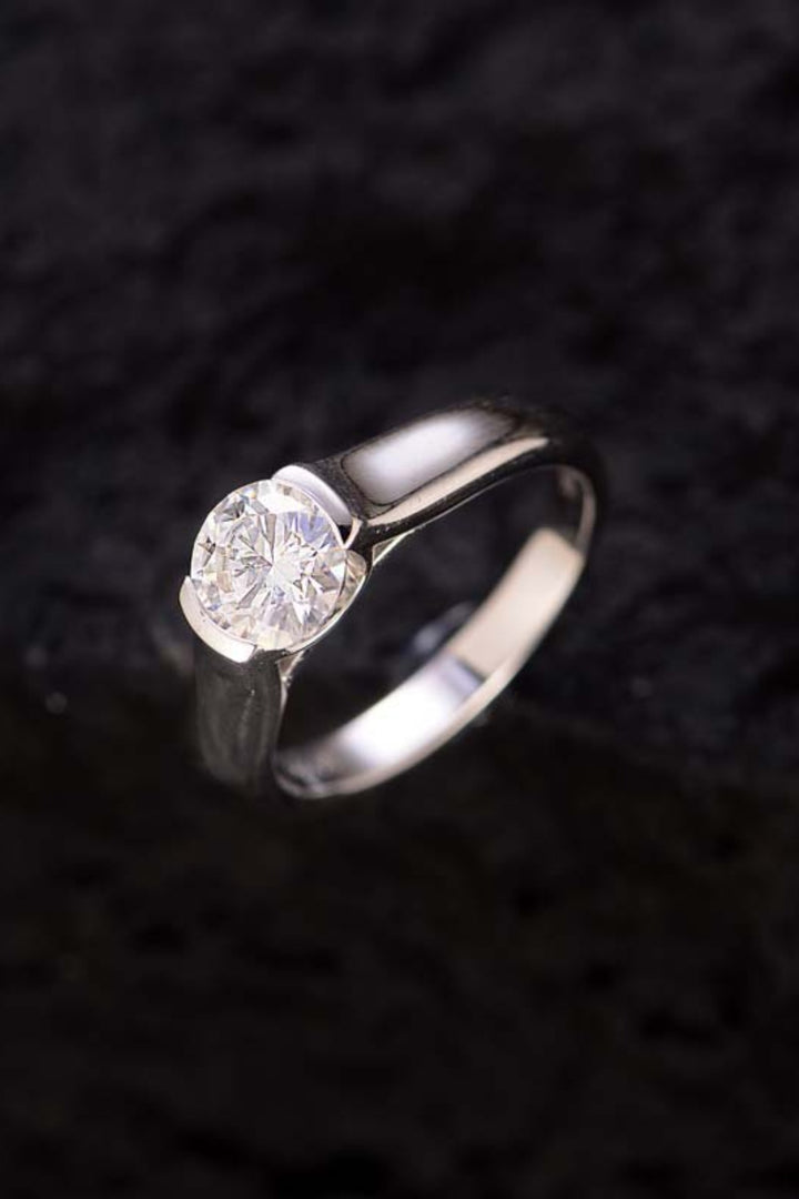 Fashion Sava | Moissanite Silver Ring | Elegant Statement Jewelry