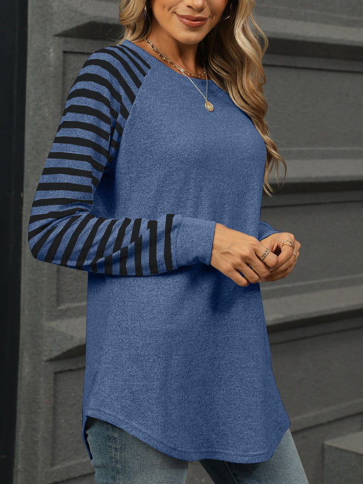 Fashion Sava | Round Neck T-Shirt | Casual Long Sleeve Style