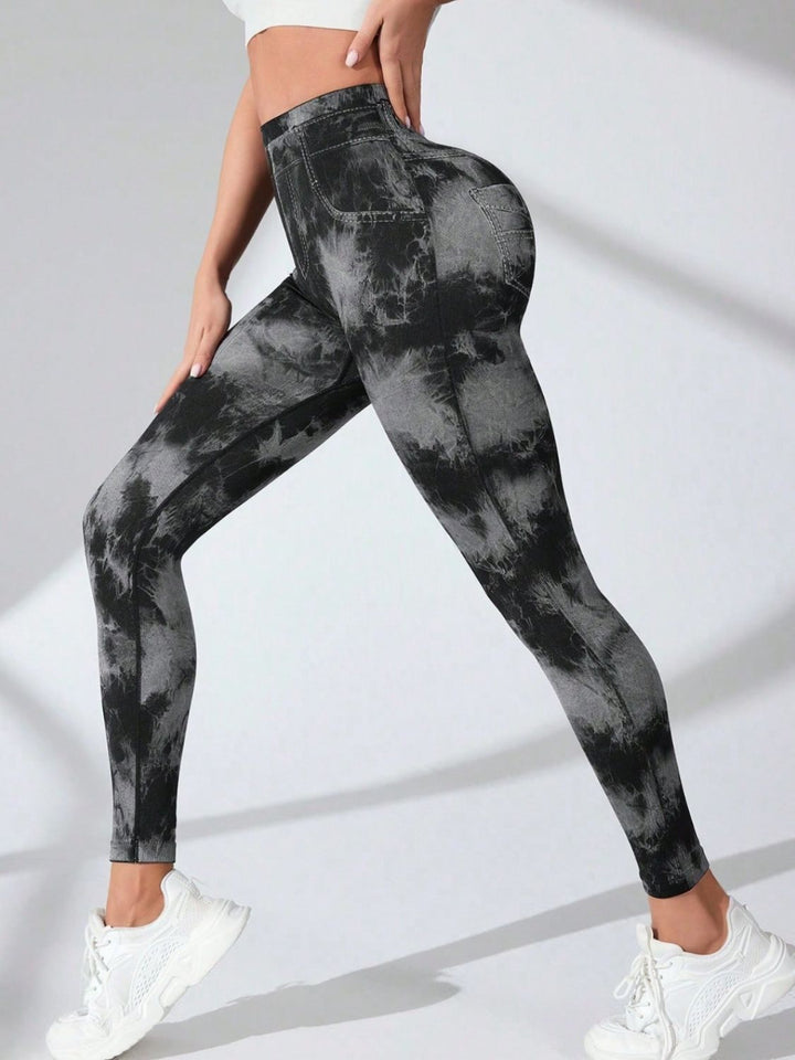 Fashion Sava | High Waist Leggings | Tie-Dye Active Comfort