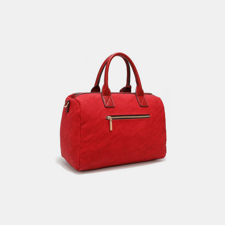 Fashion Sava | Boston Bag | Scallop Stitched Elegance