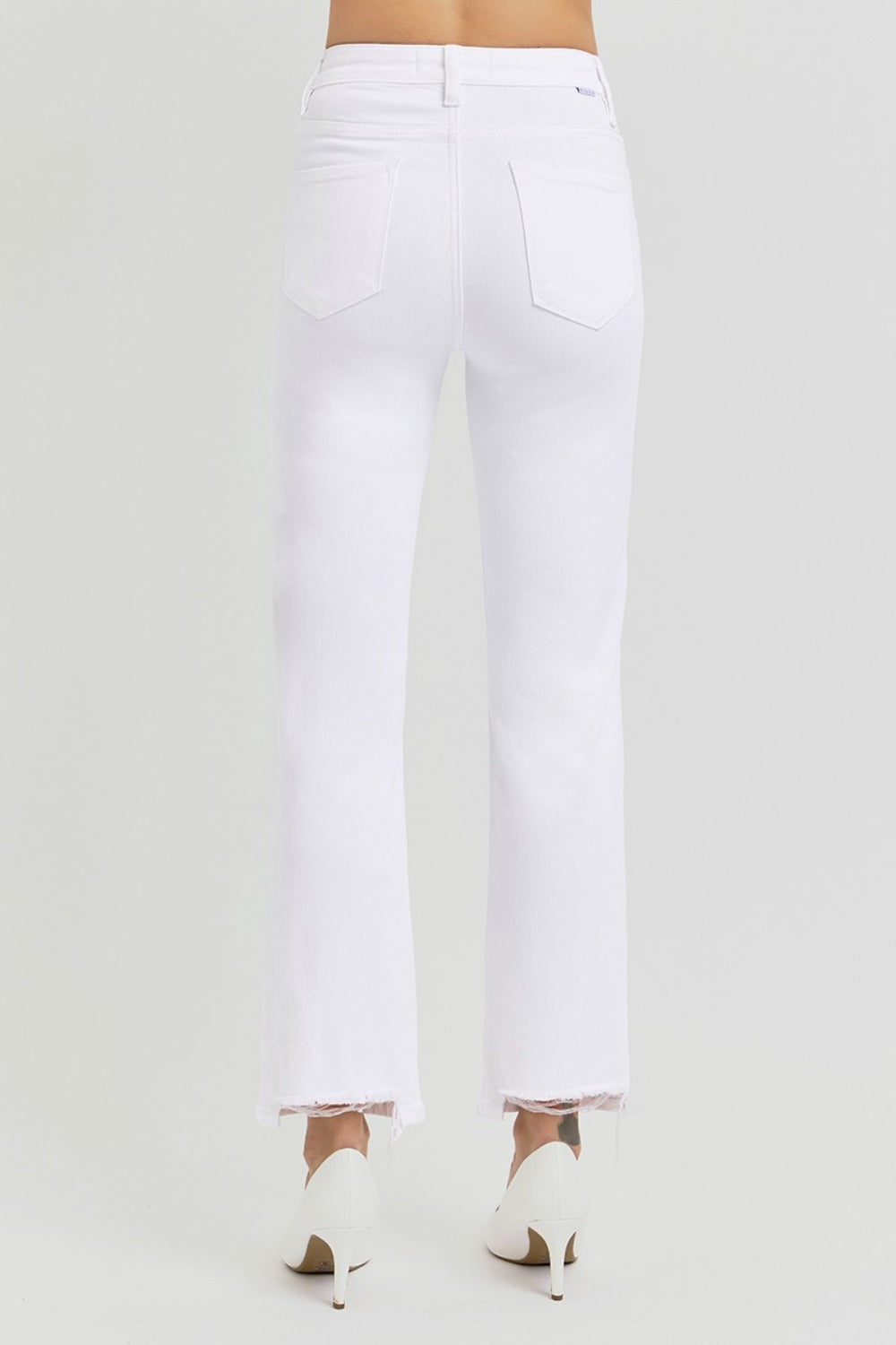 Fashion Sava | High Rise Crop Jeans | Tummy Control Elastic Band