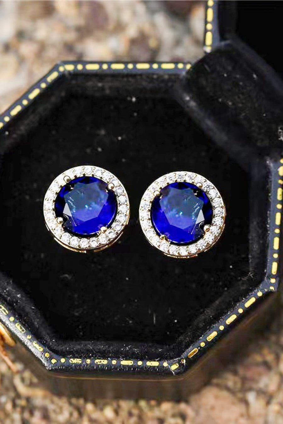 Fashion Sava | Moissanite Stud Earrings | Platinum-Plated Elegance