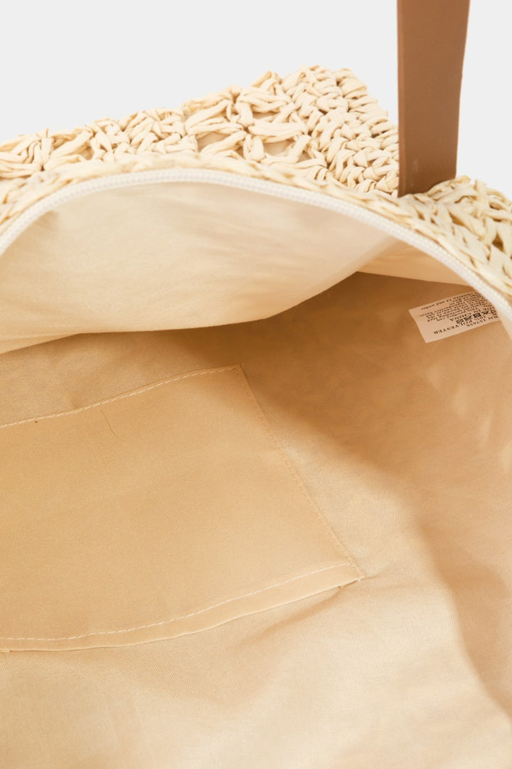 Fashion Sava | Straw Braided Tote Bag | Eco-Friendly Summer Essential